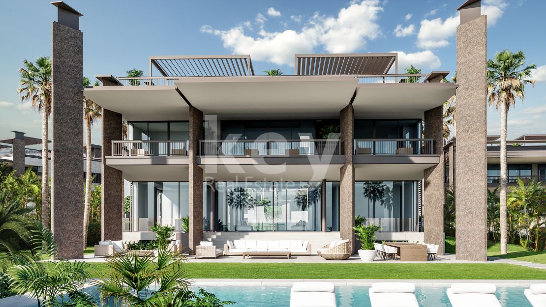Modern villa with privileged sea views and location in Puerto Banús, Marbella