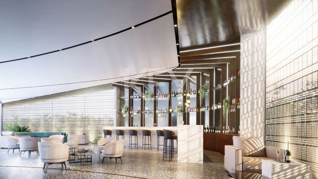 Потрясающая вилла Sky Villa с мебелью от FENDI CASA в привилегированном месте, Золотая Миля