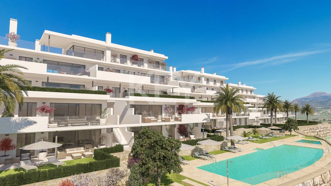 Brand new sea views apartments in gated community, Casares