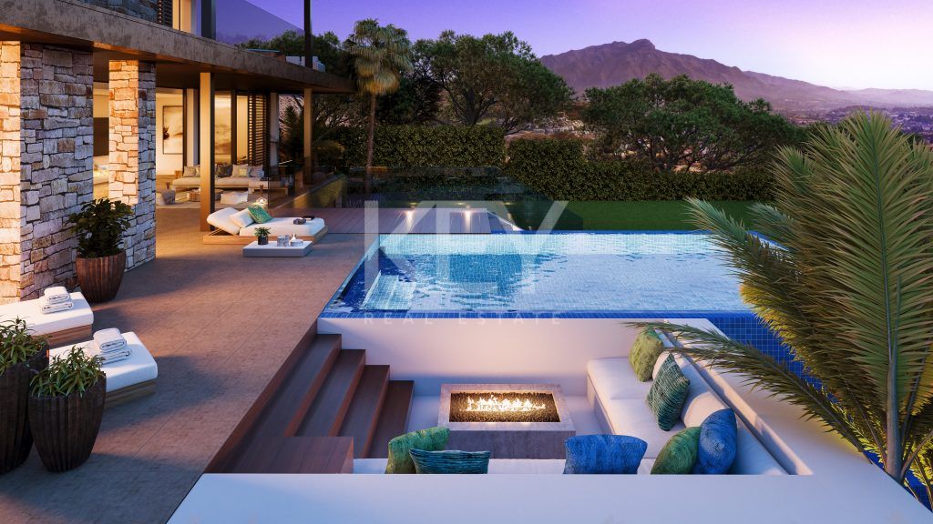 New luxury modern villa in La Alqueria, Benahavis