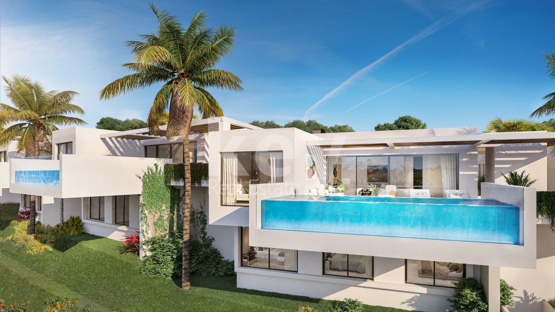 Impresionantes villas nuevas con increíbles vistas panorámicas al mar, Benalmádena