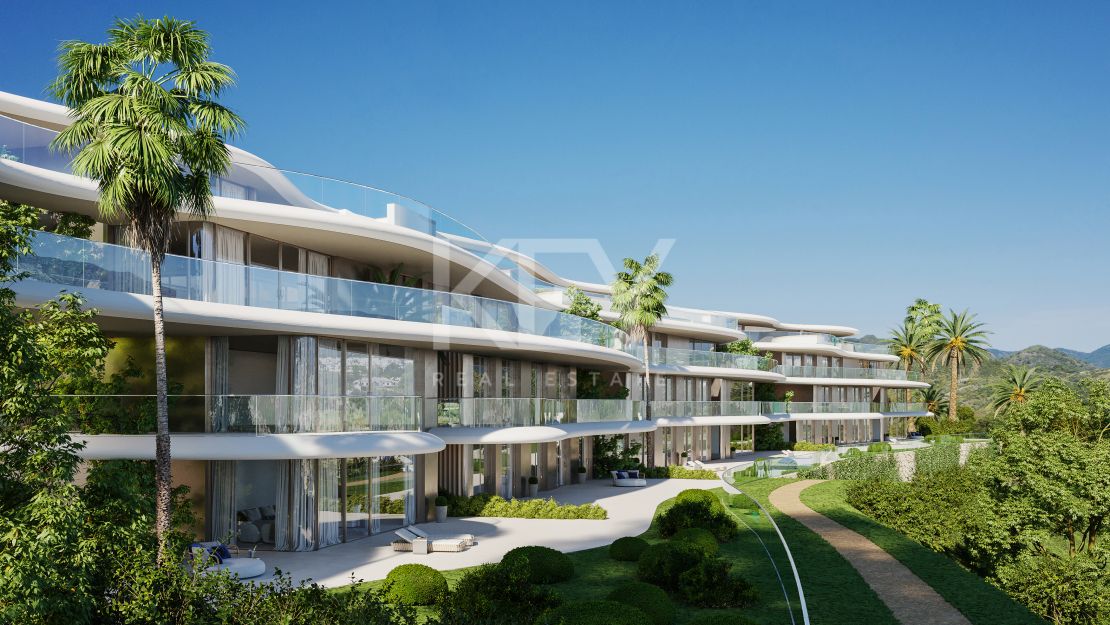 Панорамный пентхаус с частным бассейном в элитном закрытом комплексе в Ла Кинта, Бенахавис