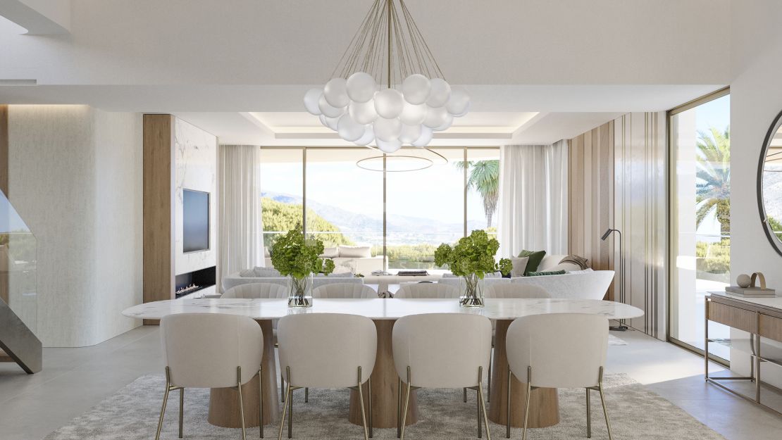 Панорамный пентхаус с частным бассейном в элитном закрытом комплексе в Ла Кинта, Бенахавис