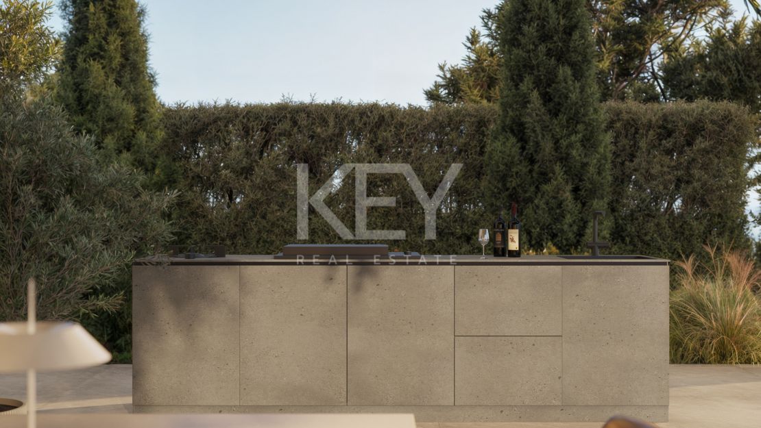 Панорамный пентхаус с частным бассейном в элитном закрытом комплексе в Ла Кинта, Бенахавис