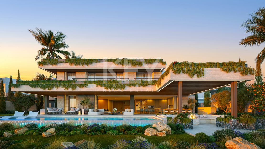 Панорамный пентхаус с частным бассейном в элитном закрытом комплексе в Ла Кинта, Бенахавис