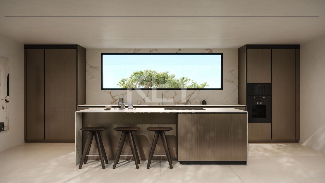 Панорамный пентхаус с частным бассейном в элитном закрытом комплексе в Ла Кинта, Бенахавис