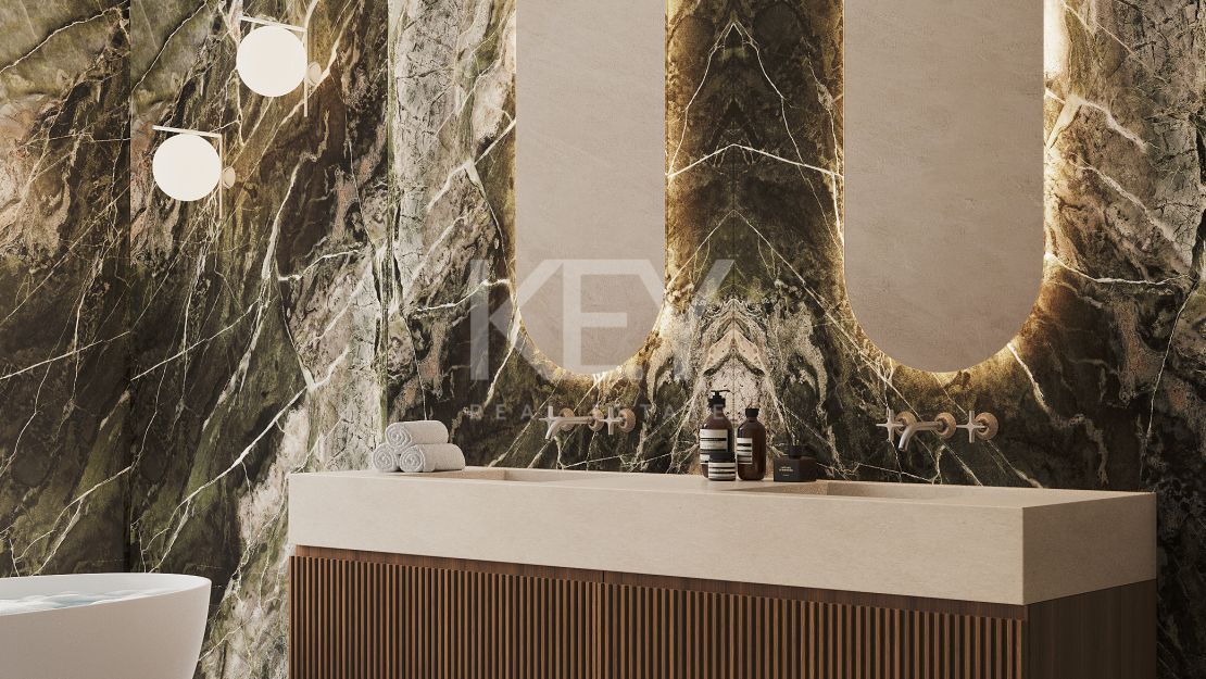 Панорамный пентхаус с частным бассейном в элитном закрытом комплексе в Ла Кинта, Бенахавис