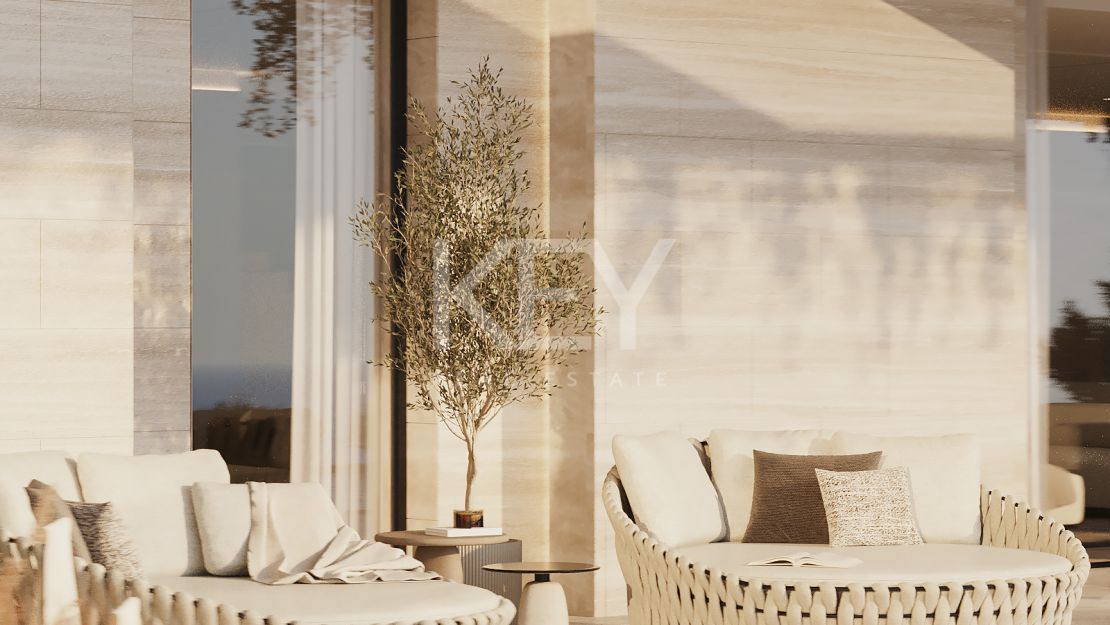 Панорамный пентхаус с частным бассейном в элитном закрытом комплексе в Ла Кинта, Бенахавис