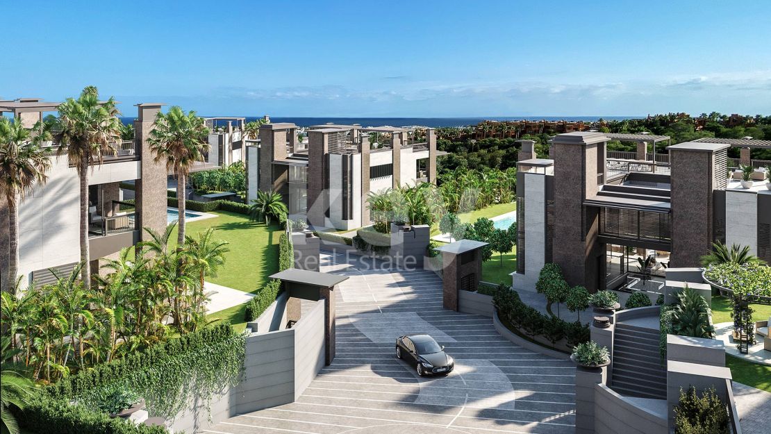 Villa moderna con ubicación privilegiada y vistas al mar en Puerto Banús, Marbella