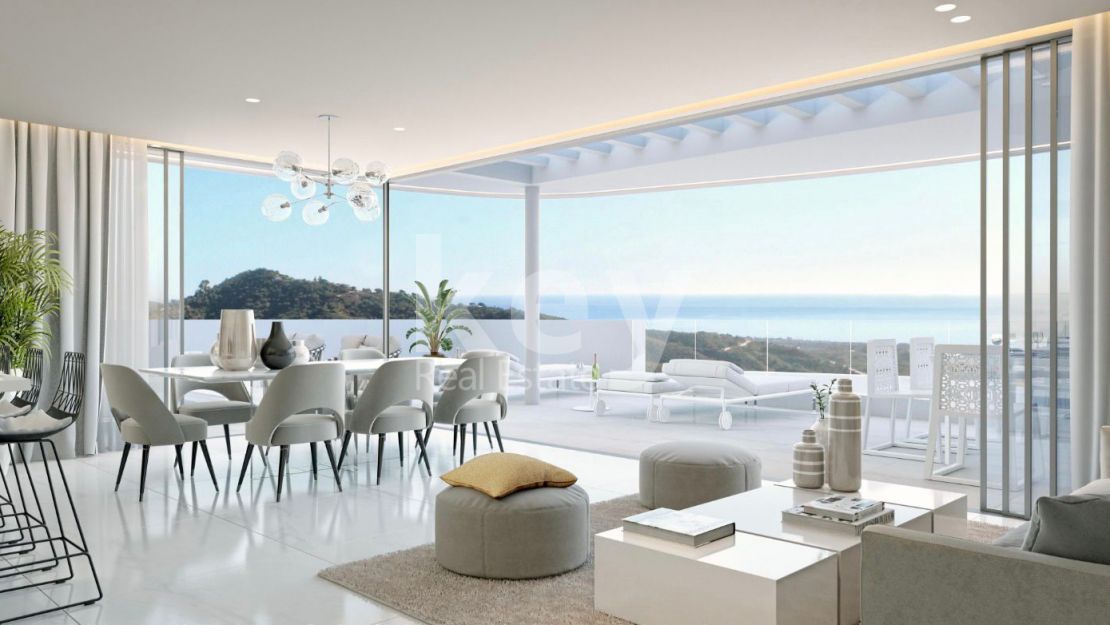 Urbanización ultramoderna con vistas al mar y un alto nivel de servicio