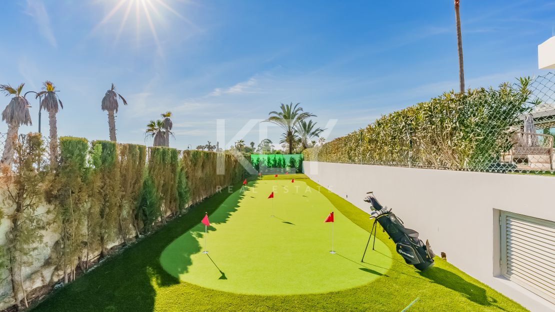 Modern villa in frontline beach New Golden Mile, Estepona