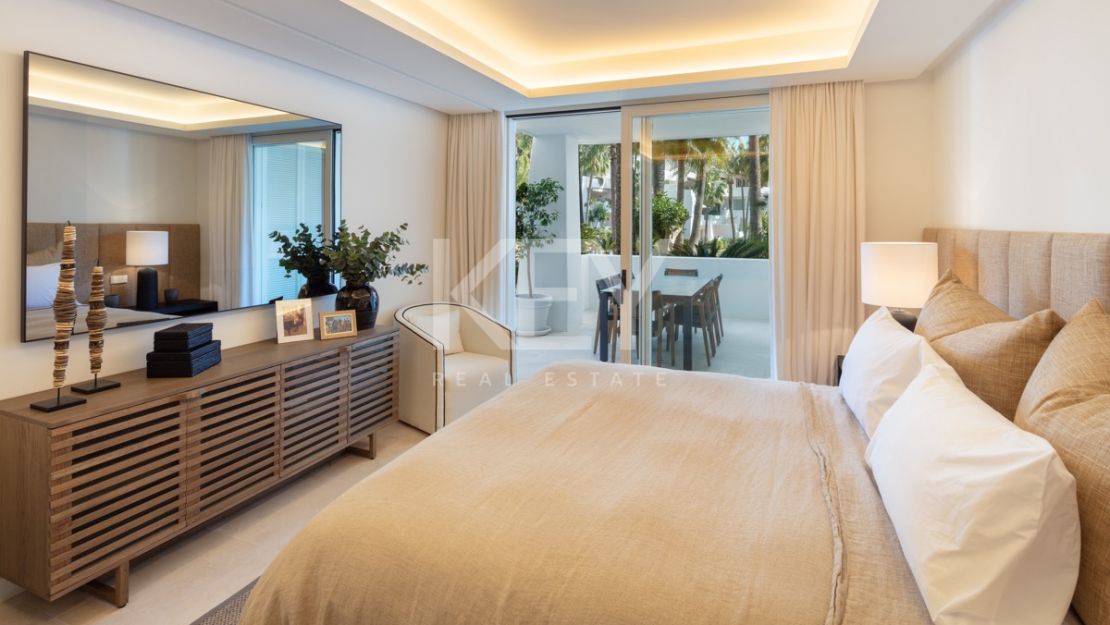 Elegant apartment in the Japanese Gardens of Puente Romano, Marbella Golden Mile