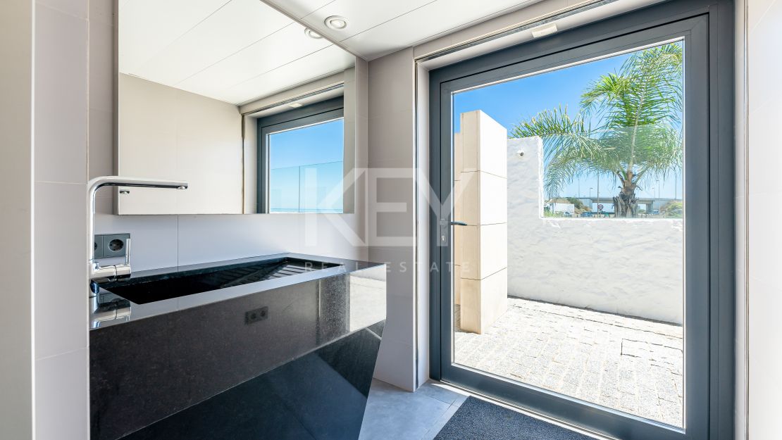 Ultramodern front line beach Villa for sale in Mijas Costa