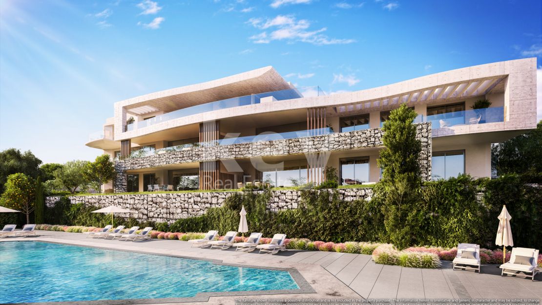 Exclusivo apartamento en planta baja con espectaculares vistas panorámicas en Real de La Quinta, Benahavis