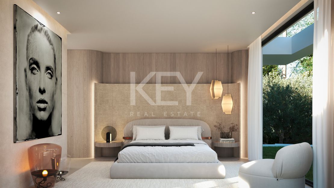 Contemporary single-level villa combines luxury and nature in Nueva Andalucia, Marbella