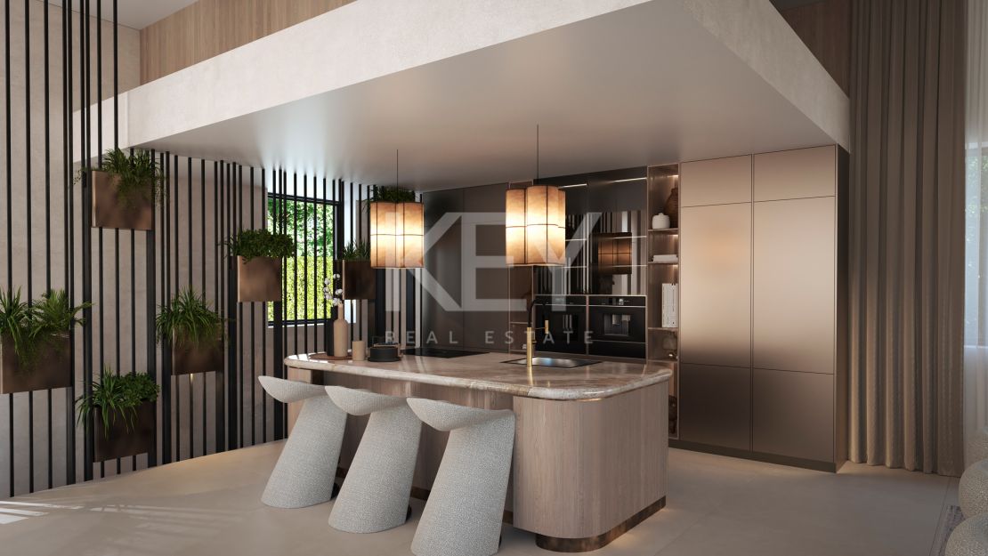 Contemporary single-level villa combines luxury and nature in Nueva Andalucia, Marbella