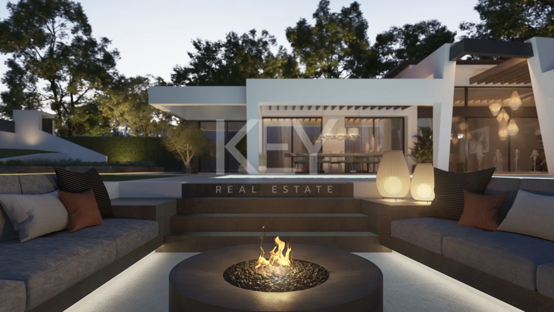 Contemporary single-level villa combines luxury and nature in Nueva Andalucia, Marbella