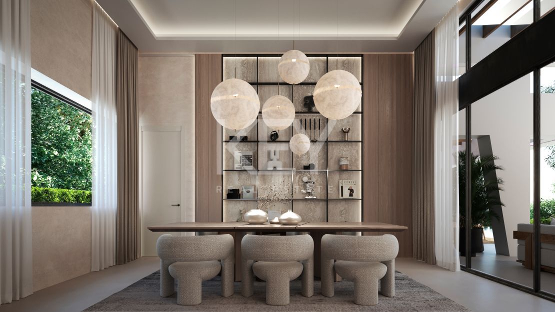 Contemporary single-level villa combines luxury and nature in Nueva Andalucia, Marbella