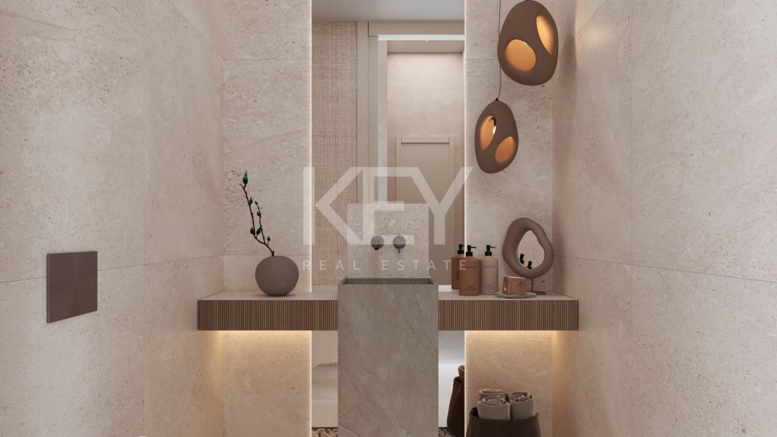 Contemporary single-level villa combines luxury and nature in Nueva Andalucia, Marbella