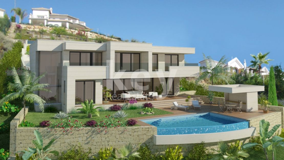 New sea views villa in Lomas de Mijas, Costa del Sol 