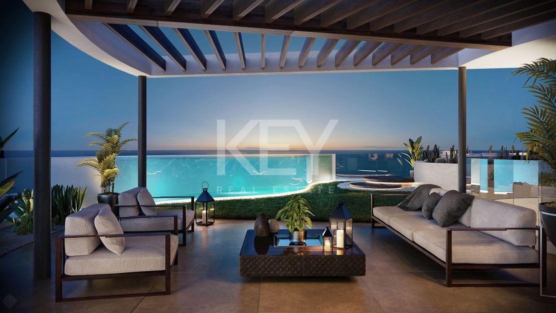 Luxury panoramic sea views penthouse in Benahavis
