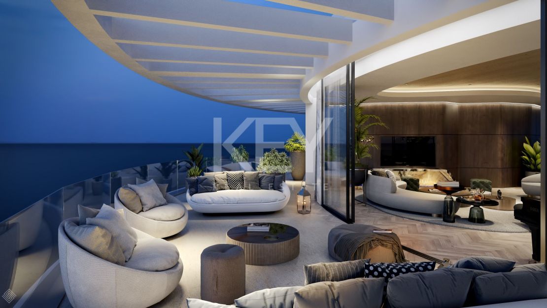 Luxury panoramic sea views penthouse in Benahavis