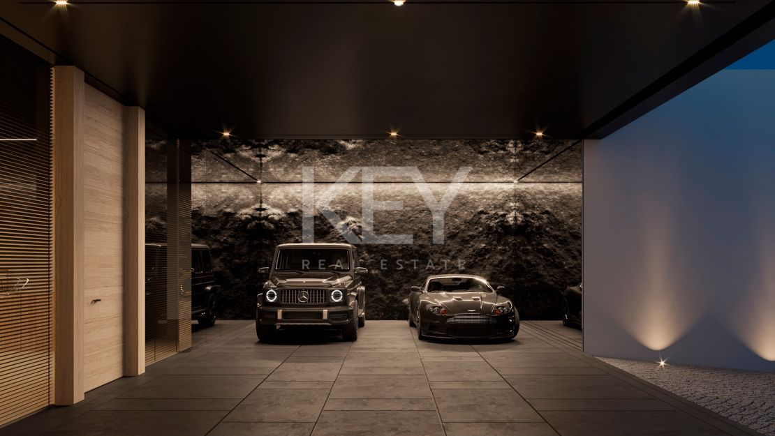 Last panoramic sea view Plot with luxury villa project in gated community of Lomas de La Quinta, Benahavís