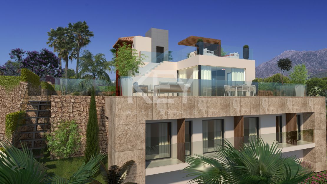 New contemporary duplex penthouse next to golf in Rio Real Golf, Marbella East