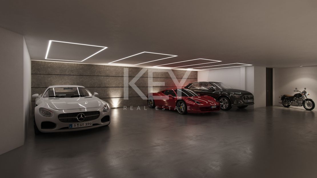 Huge sea views plot with building licence in Golden Mile, Marbella