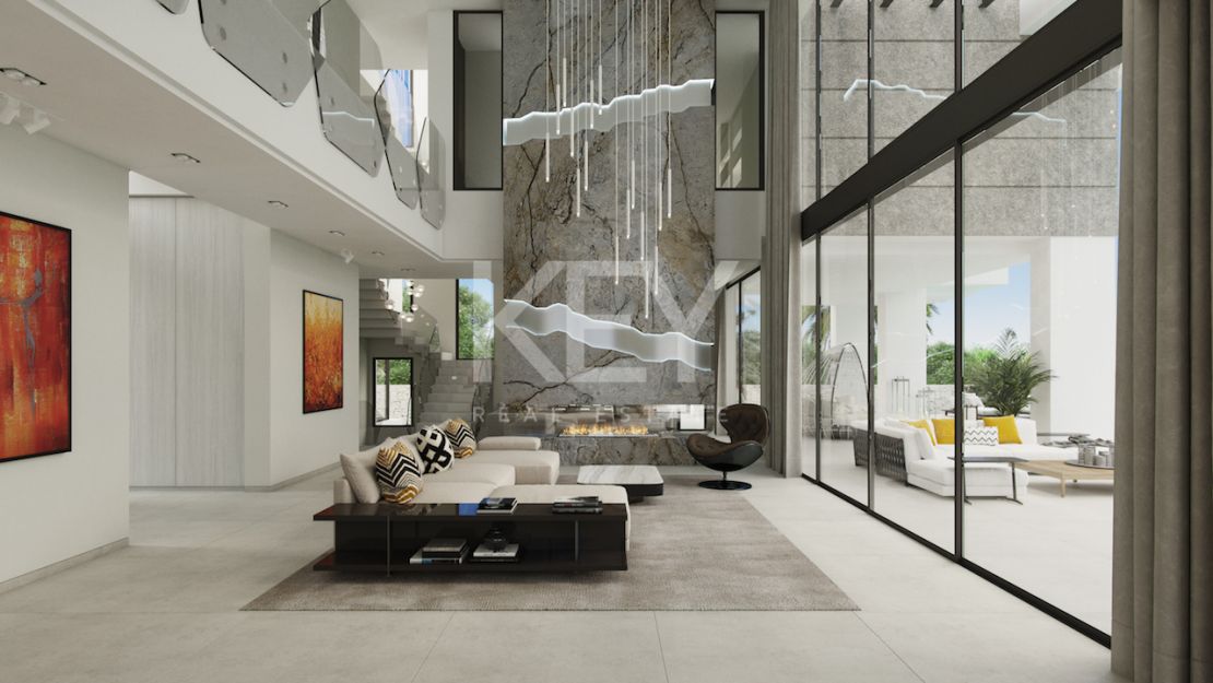 Huge sea views plot with building licence in Golden Mile, Marbella