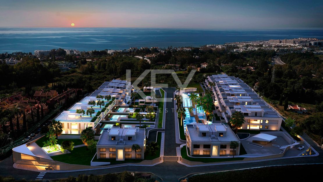 Stunning sea views Sky Villa furnished by FENDI CASA in privileged location, The Golden Mile