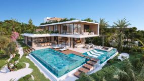 Unique super luxury Villa in Cascada de Camojan with pools, private cinema and spa, lush green gardens, double garage, large basement, wine cellar...