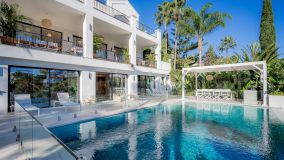 A truly spectacular modern villa in an exclusive gated community .
