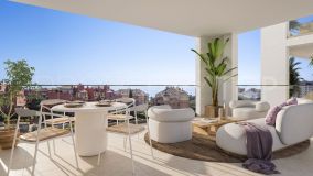 Spacious three bedroom flat with sea views in Torrox, Malaga.
