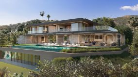 A true master piece of an eight bedroom contemporary property situated above La Quinta Golf Club thus boasting breathtaking panoramic views of the sea across the four famous courses in the Golf Valley a short drive from Puerto Banus.