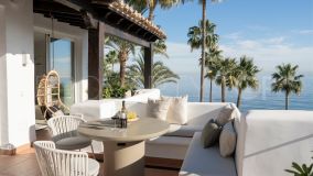 Frontline beach Duplex Penthouse recently renovated and with stunning sea views in Estepona