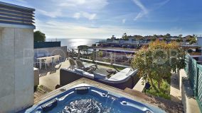Fantastic double penthouse frontline beach in Puerto Banus with spectacular sea views.