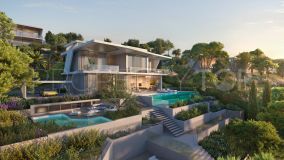 El Paraiso Alto: Villa inspirada en Lamborghini - un oasis sereno con vistas al mar y al golf