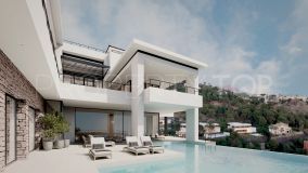 Elegante villa moderna de lujo con increíbles vistas panorámicas al mar y a la montaña en Benahavis
