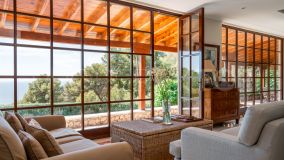 Exclusive Villa in Pinares de San Antón with Sea Views, Pool, and Expansive Private Garden