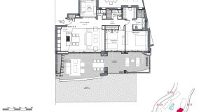 For sale ground floor apartment in Real de La Quinta with 3 bedrooms