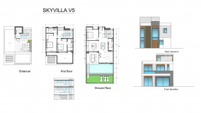 Sky Villas contemporary town houses with sea views for sale in Mijas