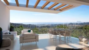 Exquisite 4 bedroom penthouse with panoramic sea and mountain views in the hills of Benahavis