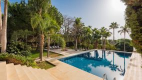 Amazing seven bedroom totally refurbished family villa is situated in Hacienda Las Chapas, a prestigious residential area in the Eastern part of Marbella