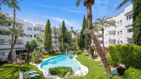 Spacious two bedroom, first floor apartment in the well-known and gated community Marbella Real