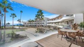 Immaculate three bedroom, south facing first floor apartment located in the gated beachfront community The Edge, Estepona