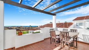 Lovely two bedroom south east facing penthouse in the gated community Bel Air Gardens, Estepona with sea views