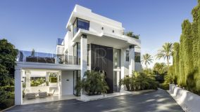 Stunning modern luxury villa in Nagueles, one of the top areas of Marbella Golden Mile.