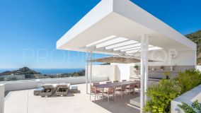 Unique luxury triplex penthouse with breath-taking panoramic views in Palo Alto, above Marbella town.