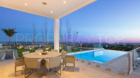 Avant garde villa with amazing panoramic views in gated urbanisation above Puerto Banus!